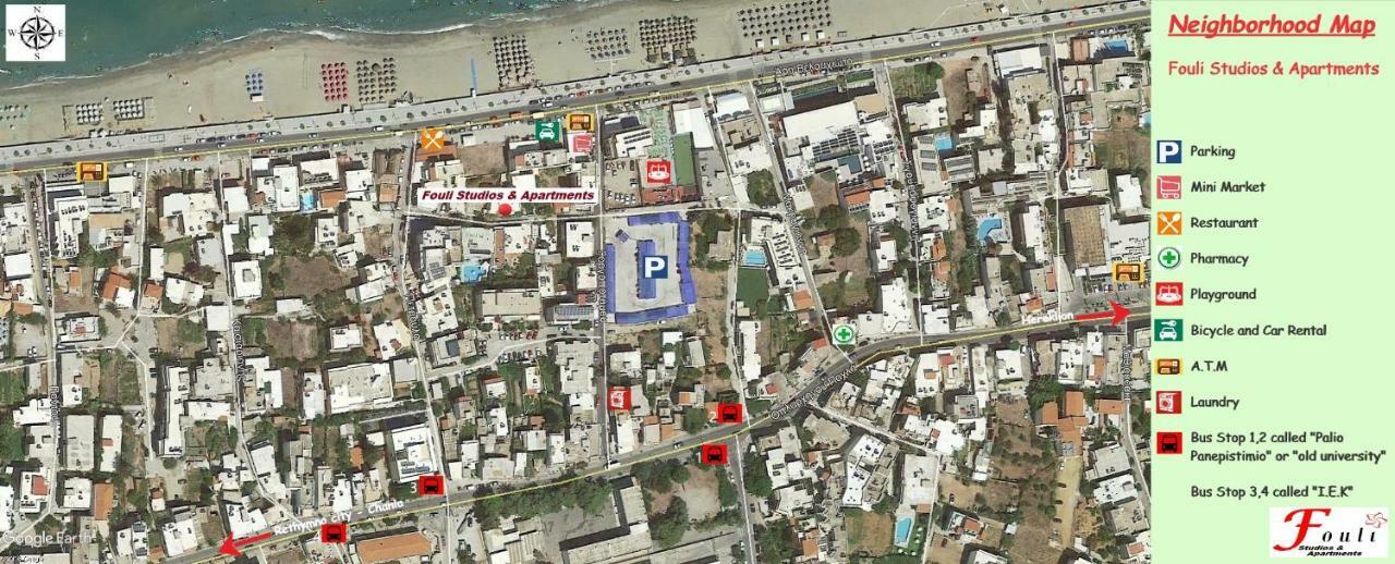 Fouli Studios & Apartments Rethymno Esterno foto